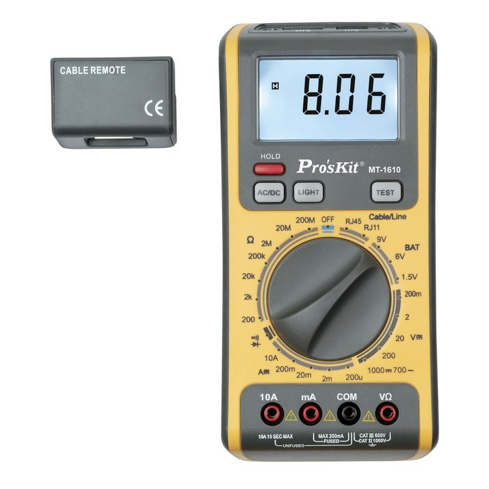 PROSKIT MT-1610 3 In 1 Network Digital Multimeter